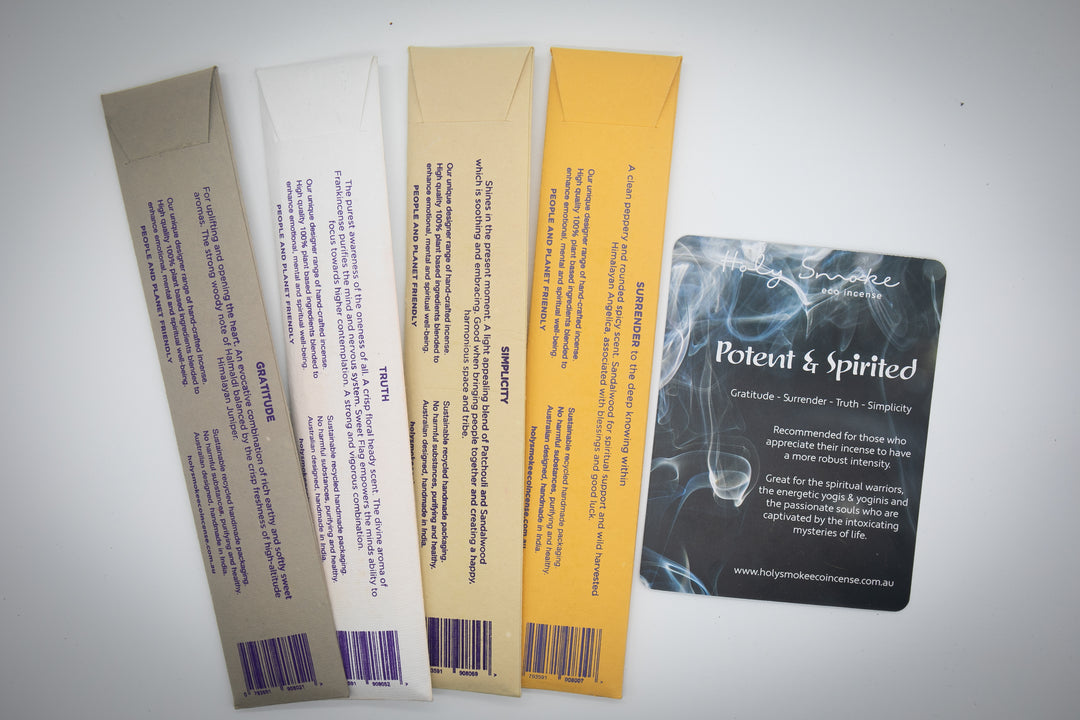 Potent and Spirited - Holy Smoke Selections - 4 Packets