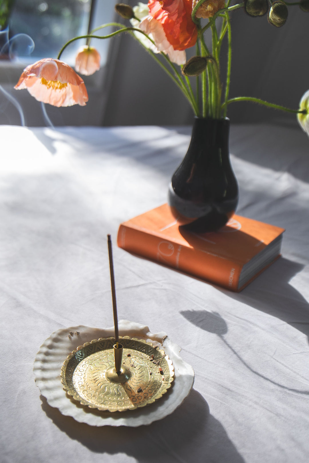 Decorative Brass Incense Holder