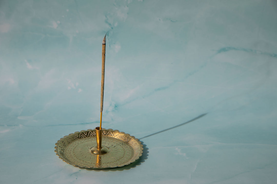 Decorative Brass Incense Holder