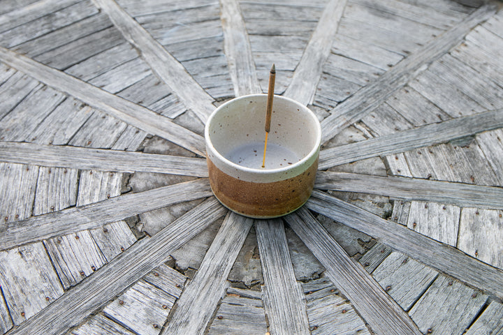 Ombre Cup Style Incense Holder - Vintage Browns