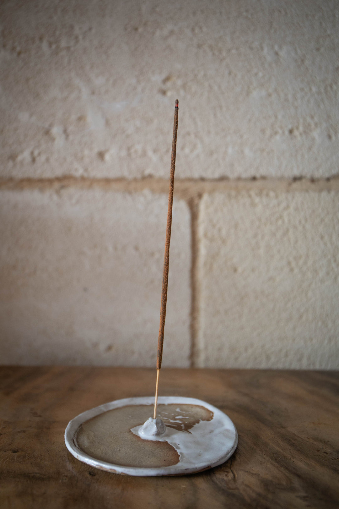 Handmade Ceramic Incense Holder - Sand & Foam