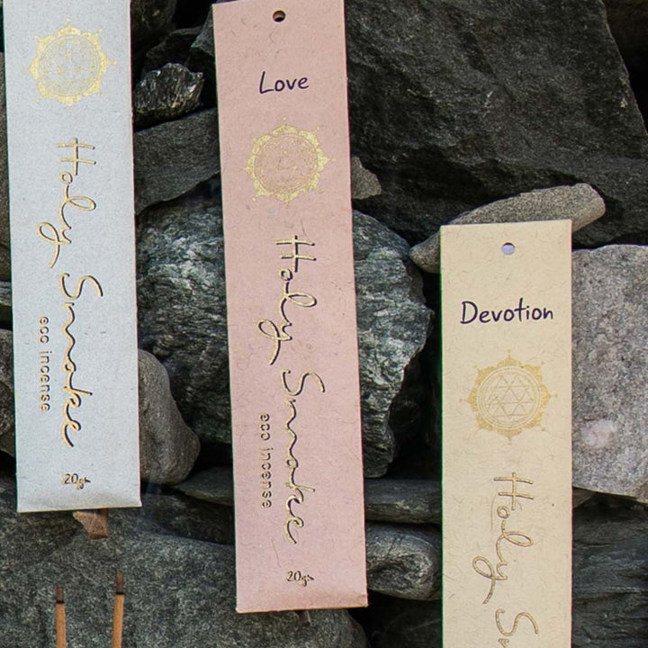 4 x Mixed Holy Smoke Eco Incense Packets - Choose your 4 Favourites